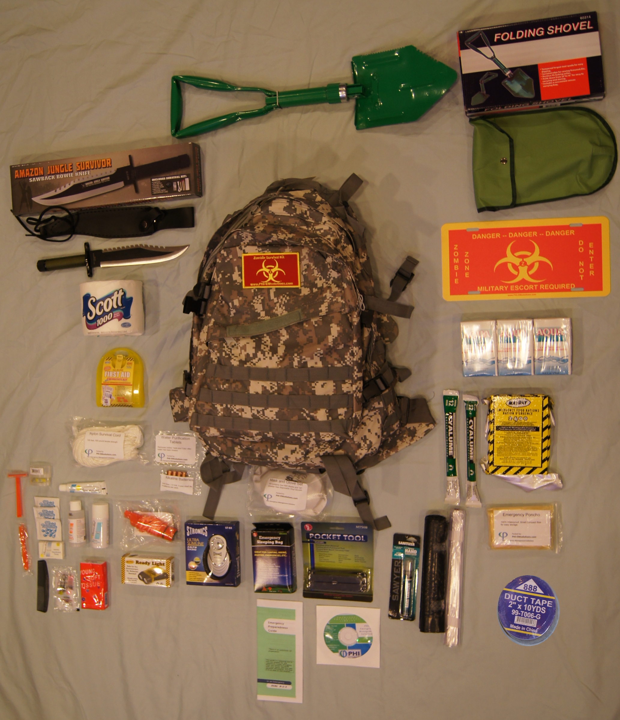 PHI Emergency Management Announces Release of Upgraded Zombie Survival Kits